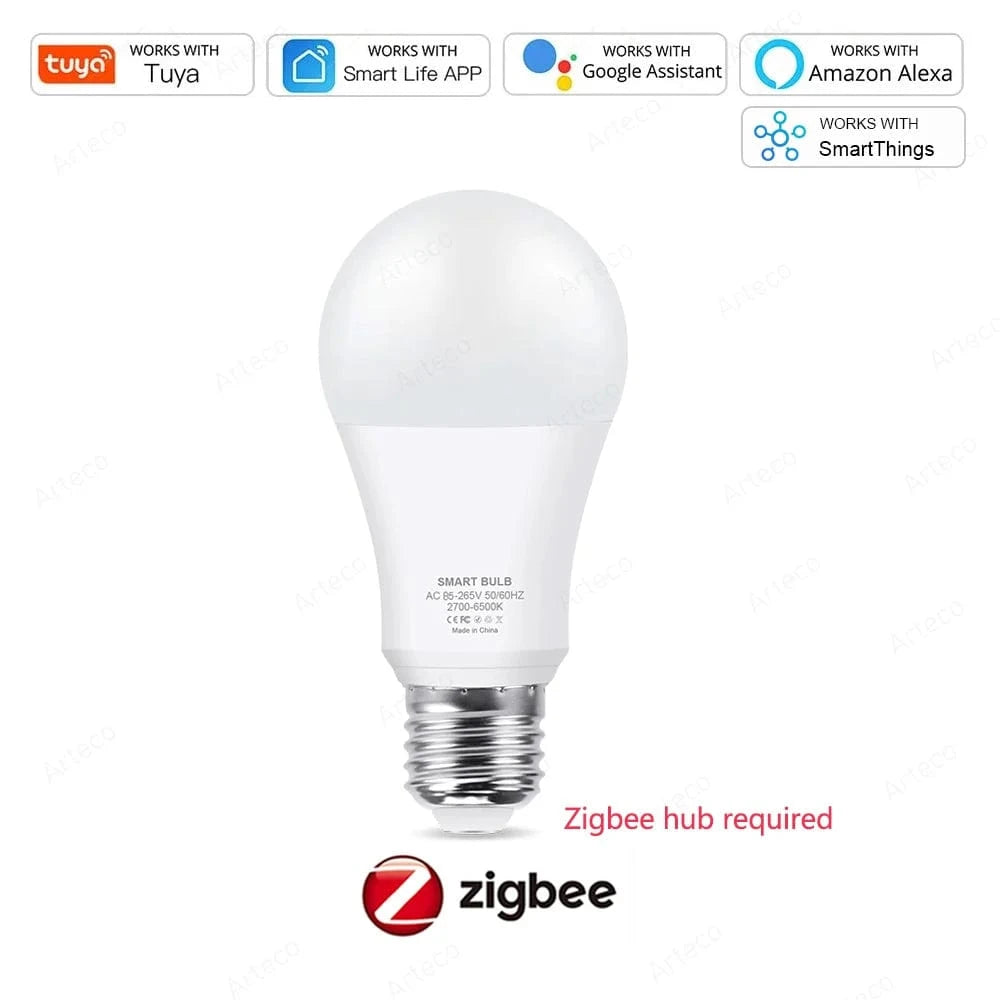 Ampoule à lumière du jour et de nuit Zigbee / 18W