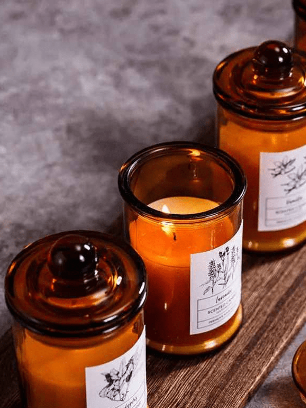 Bougie huiles essentielles