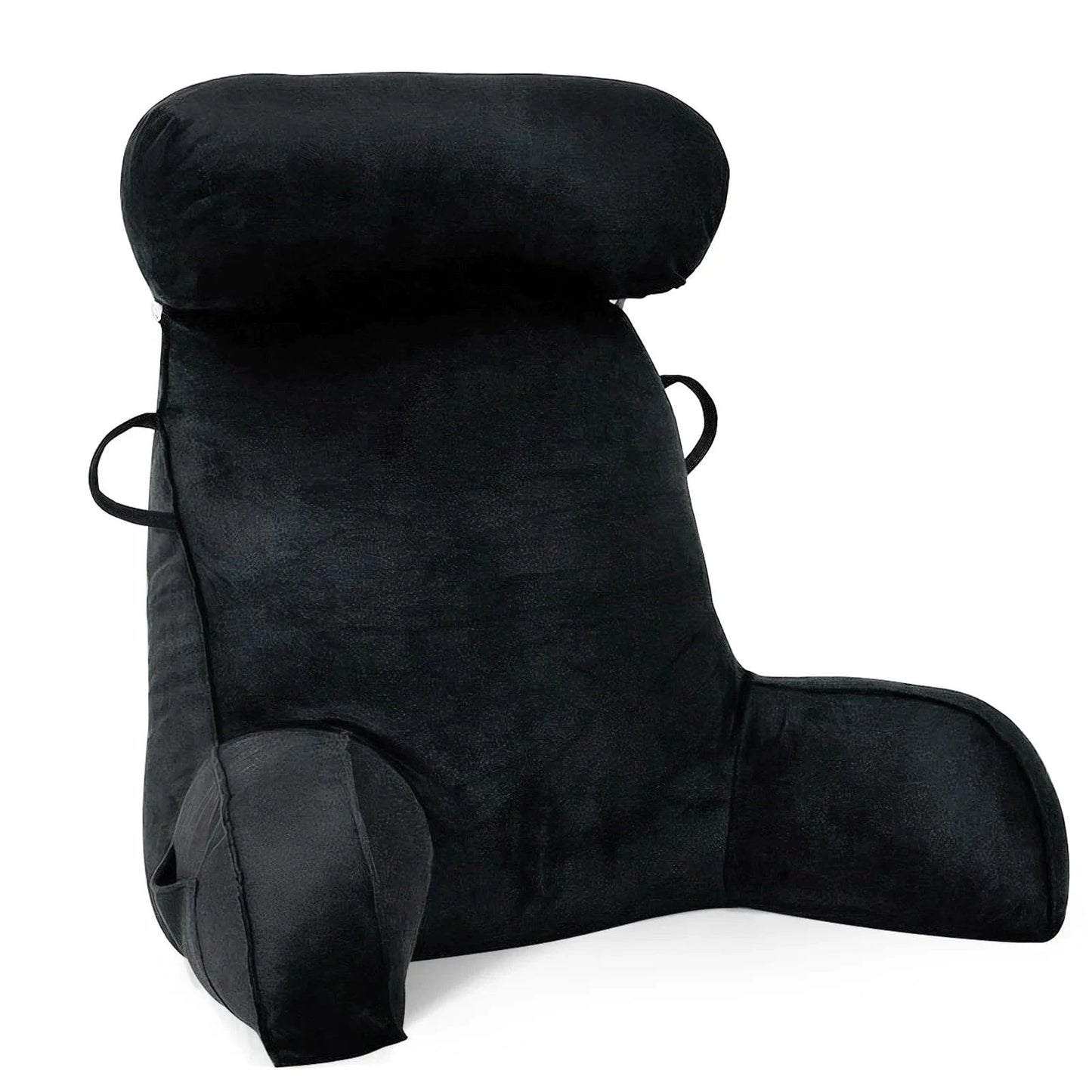 Coussin de lecture noire / 75x40x50cm