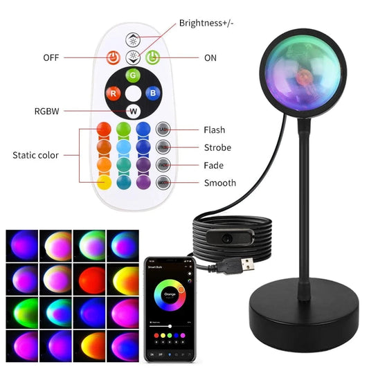 Ampoule à lumière du jour et de nuit 16 APP IR Remote / USB Plug
