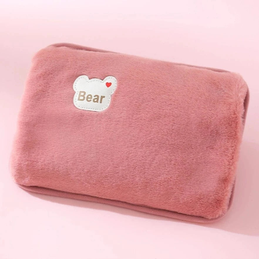 bouillotte electrique rose
