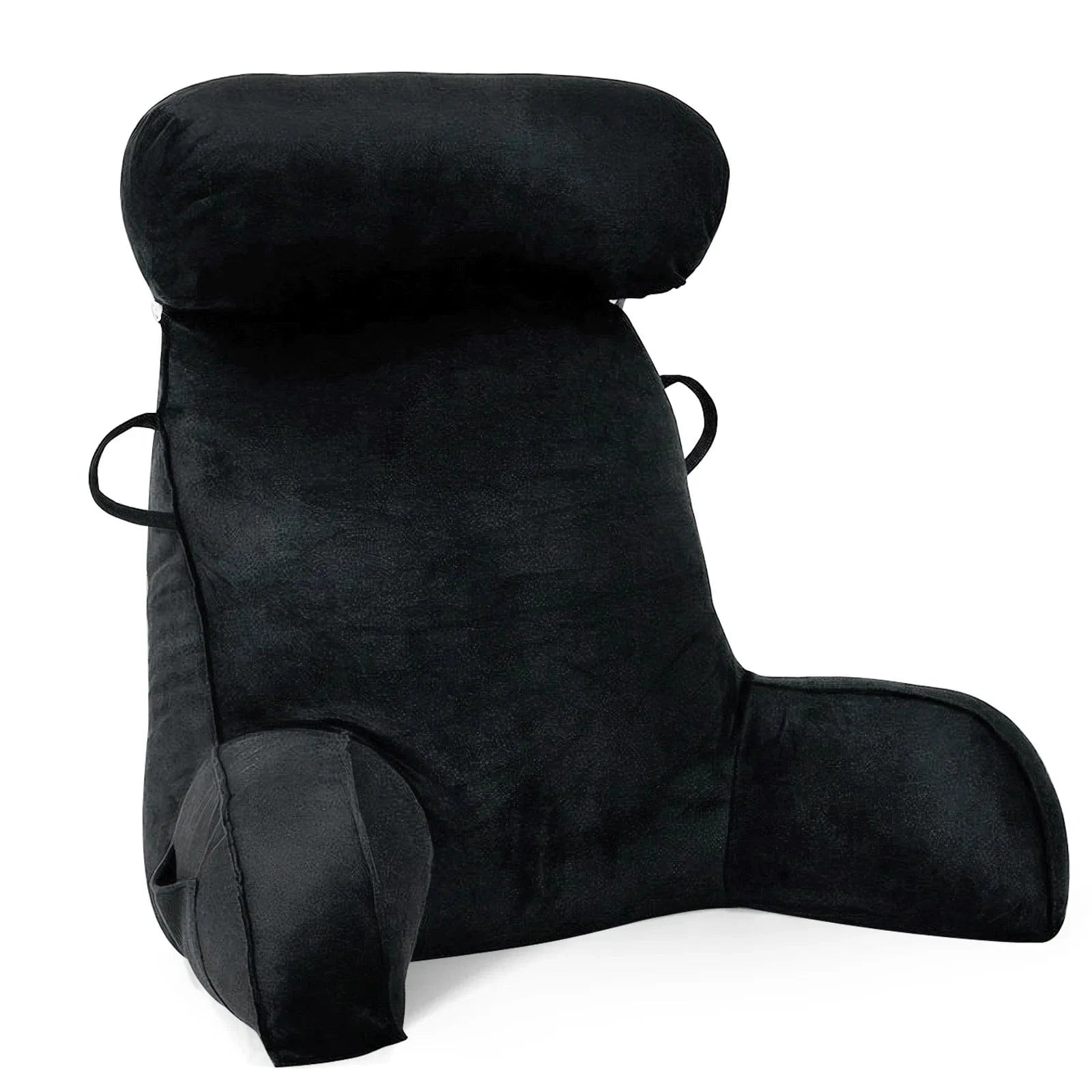 Coussin de lecture noire / 75x40x50cm
