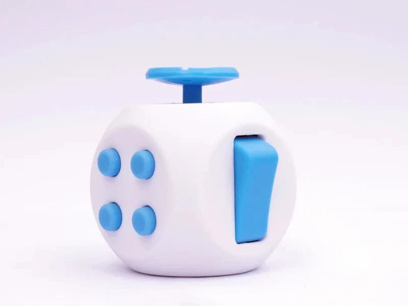Fidget Cube 6 White Blue
